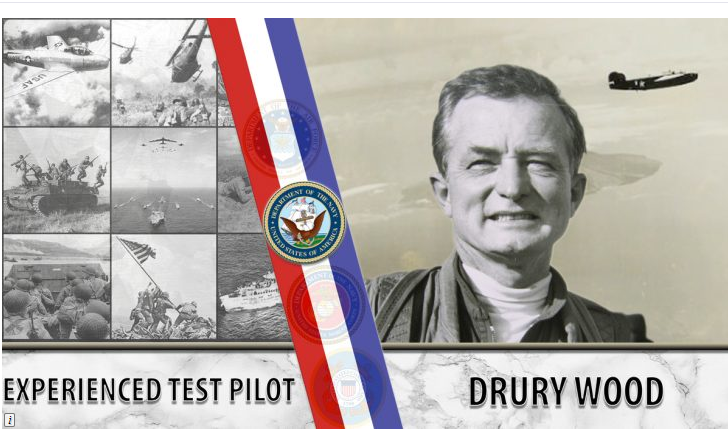 Experienced Test Pilot: Dury Wood