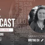 DME Podcast Intern Banner: Sarah Concepcion Writing DH