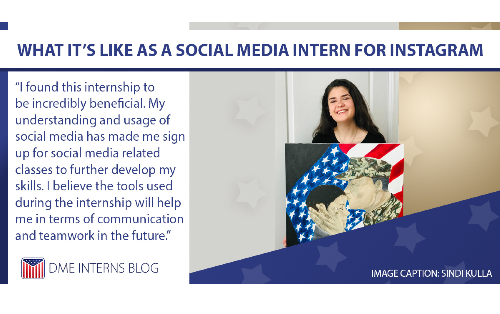 Sindi Kulla: I found this internship to be incredibly beneficial. My understanding and usage of social media has made me sign up for social media related classes to further develop my skills. I believe the tools used during the internship will help me in terms of communication and team work in the future.