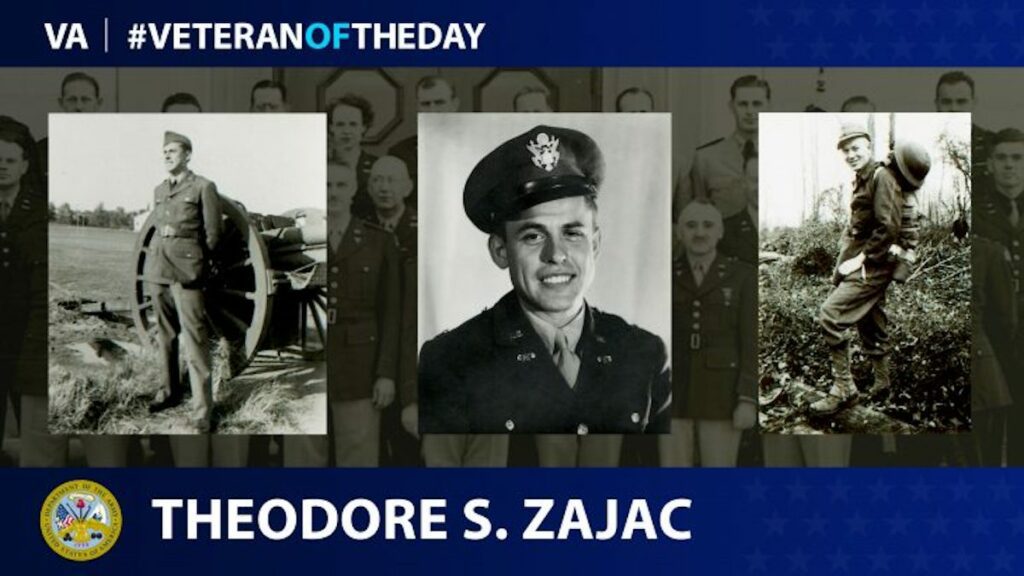 Veteran of the Day presentation for Theodore S. Zajac