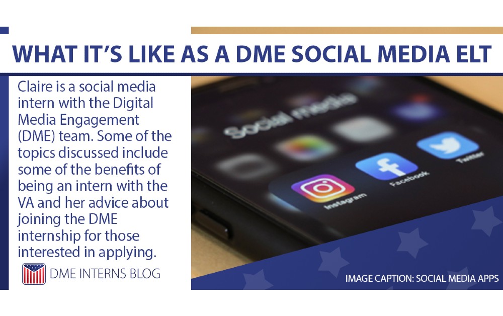 What it's like as a DME Social Media ELT