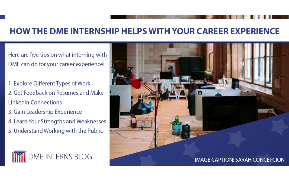 How the DME Internship Helps with your Career Experience