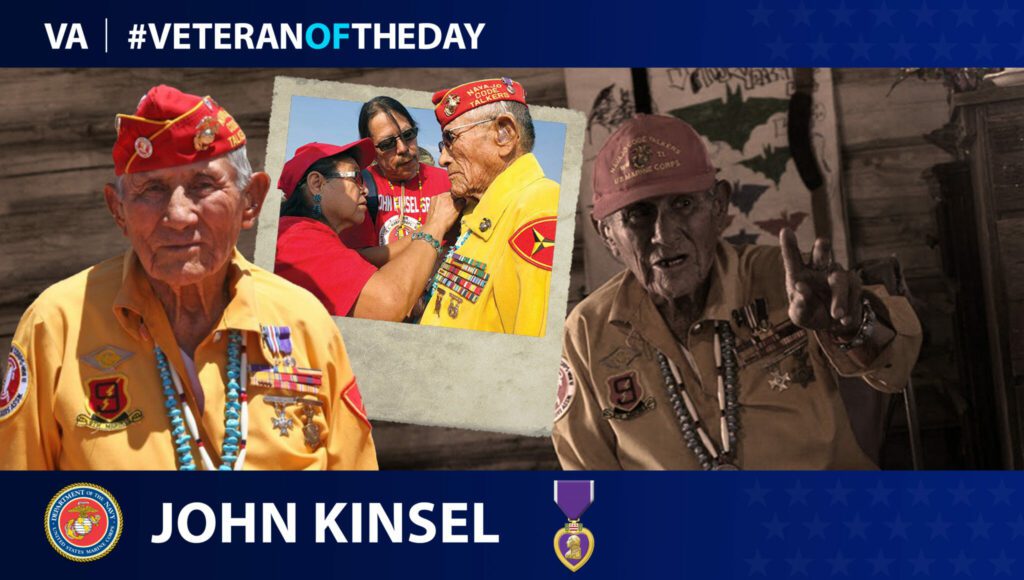 Veteran of The Day presented to John Kinsel