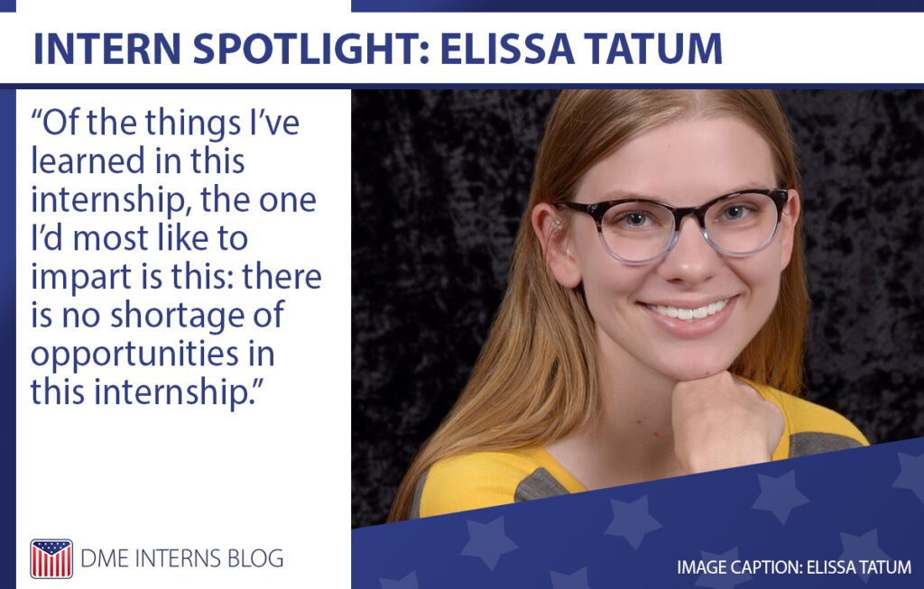 Intern Spotlight: Elissa Tatum