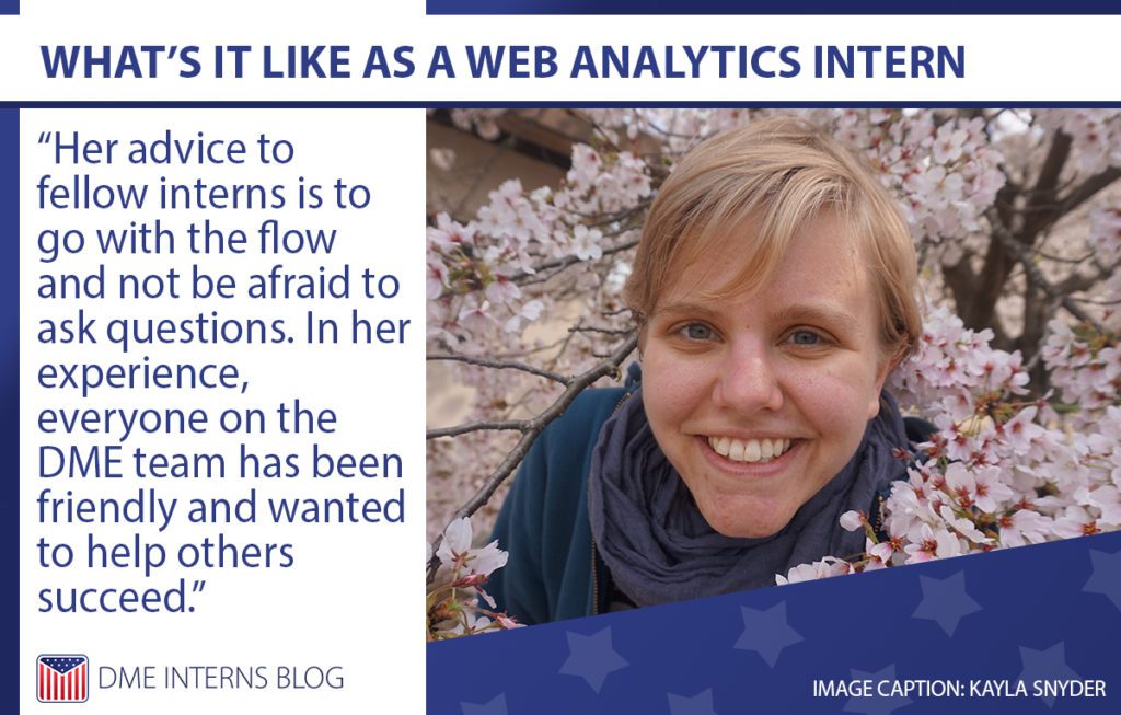 What's It Like as a Web Analytics Intern