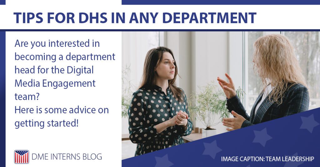 Tips for DHS in Any Department