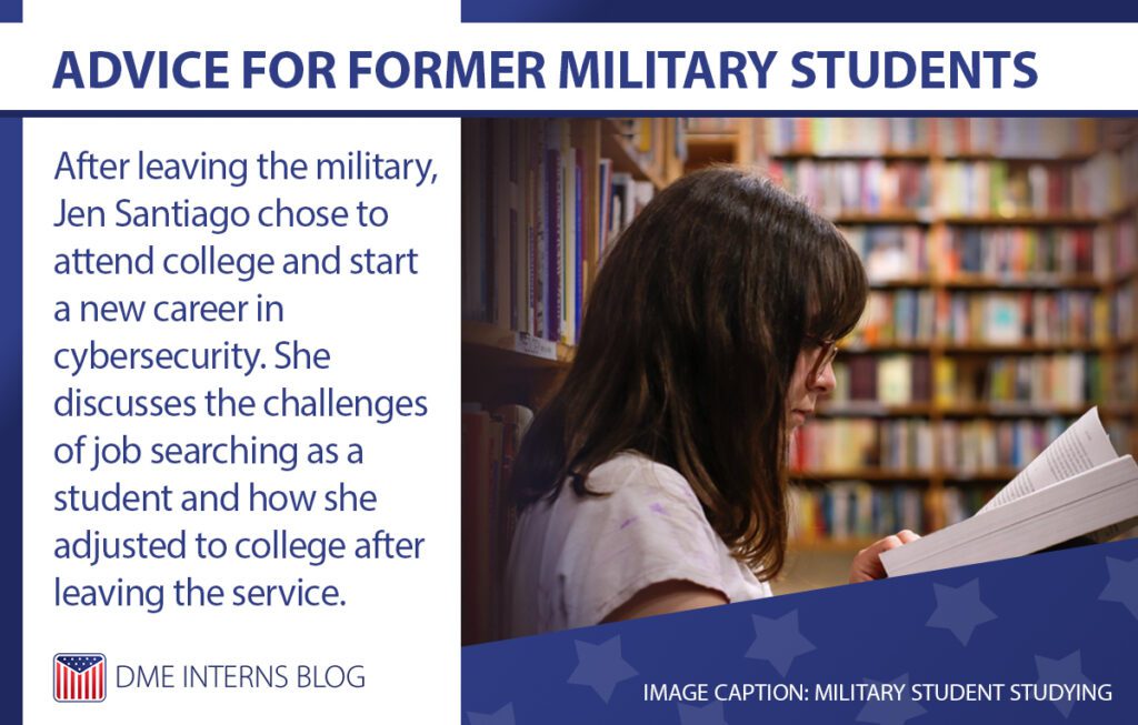 Advice for Former Military Students