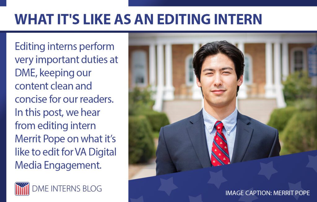What it's like as an Editing Intern