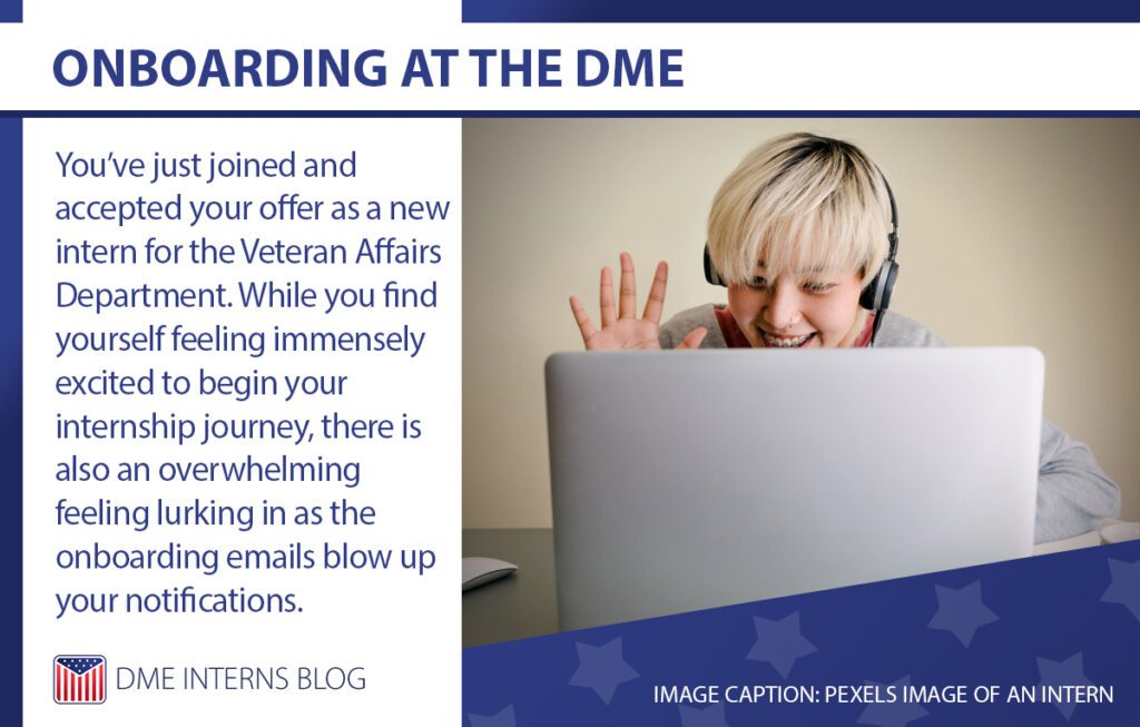 Onboarding at the DME