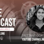 Headshot of a woman with long hair wearing a jacket next to DME Podcast text
